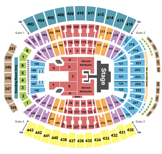 EverBank Stadium Luke Combs Seating Chart
